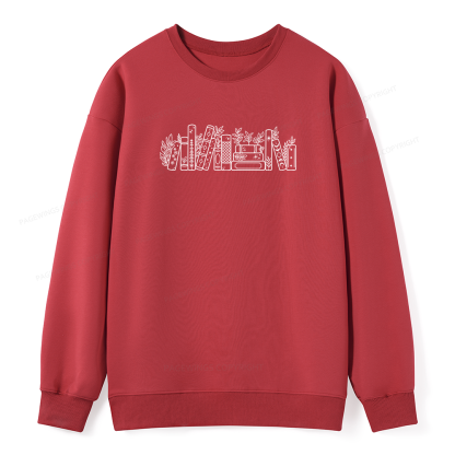 Pagewings No Such Thing As Too Many Books Unisex Classic Sweatshirt