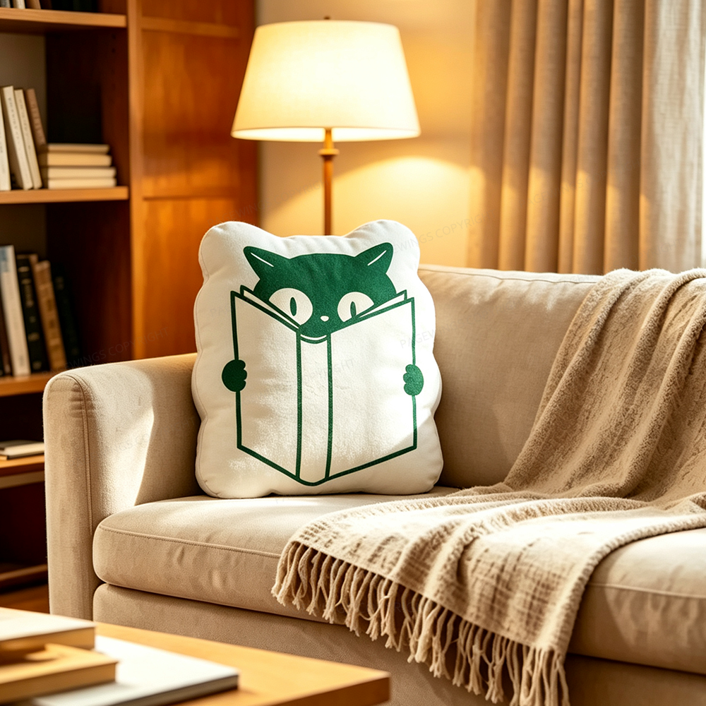 Pagewings Public Libraries are the Only Data Centers Shaped Throw Pillow