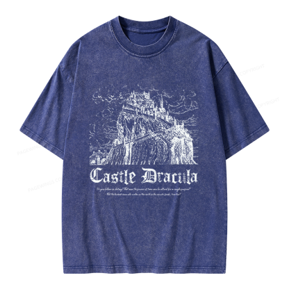 Pagewings Dark Romance Bookish Unisex Washed T-shirt