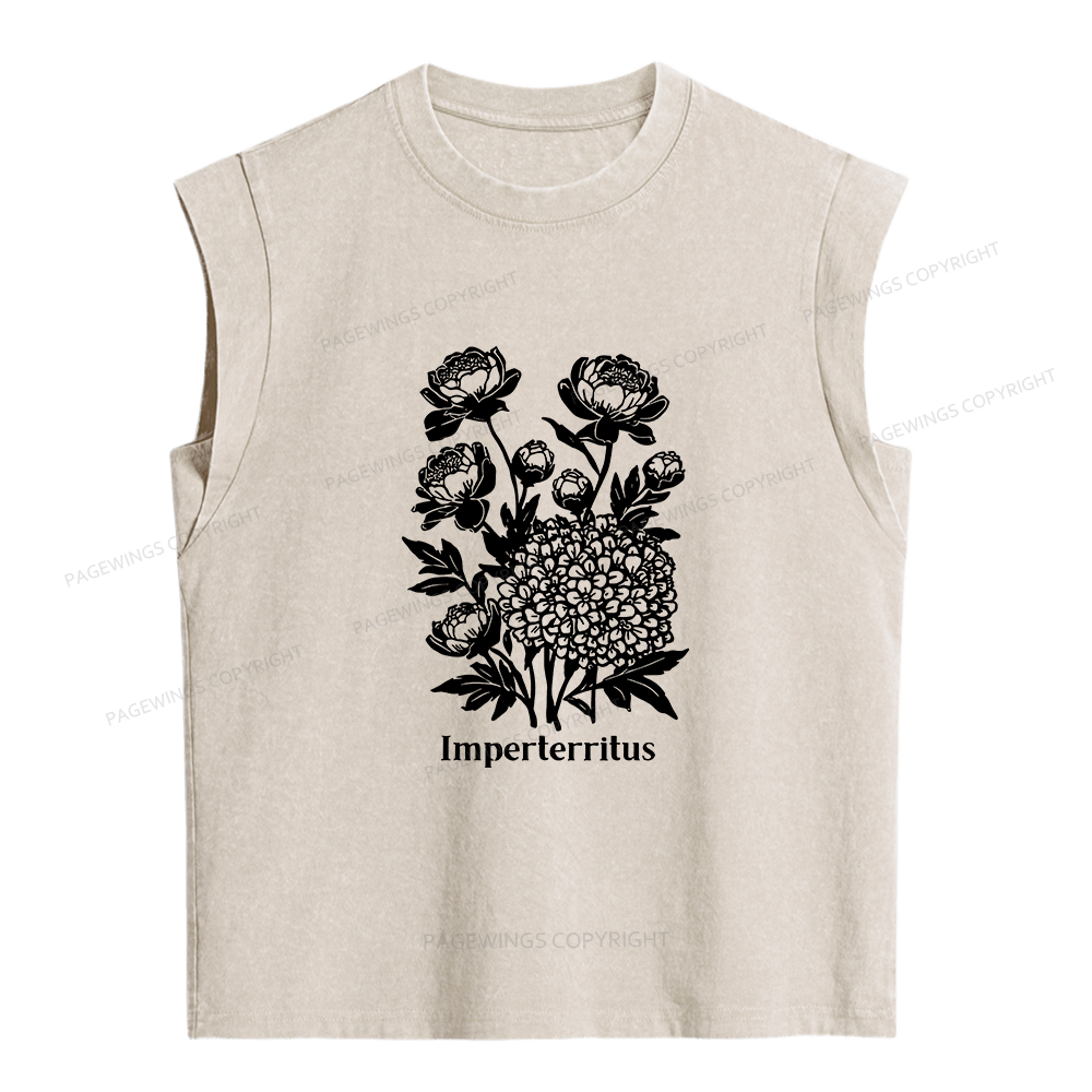 Pagewings ImperterritusWomen's Washed Tank Top