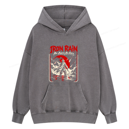 Pagewings Sci Fi Book Lover Unisex Washed Hoodie