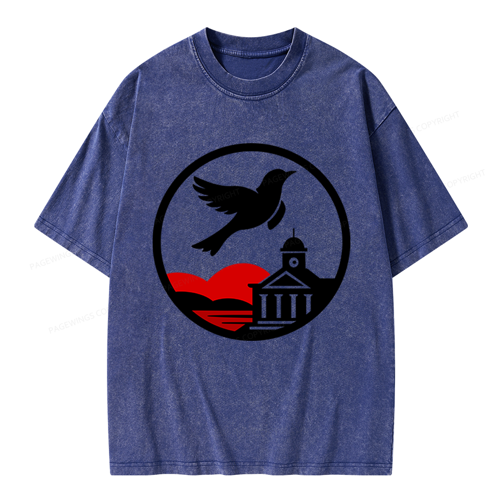 Pagewings Literature Lovers Unisex Washed T-shirt