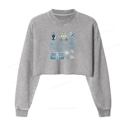 Pagewings Dearest Gentle Reader Washed Crop Sweatshirt