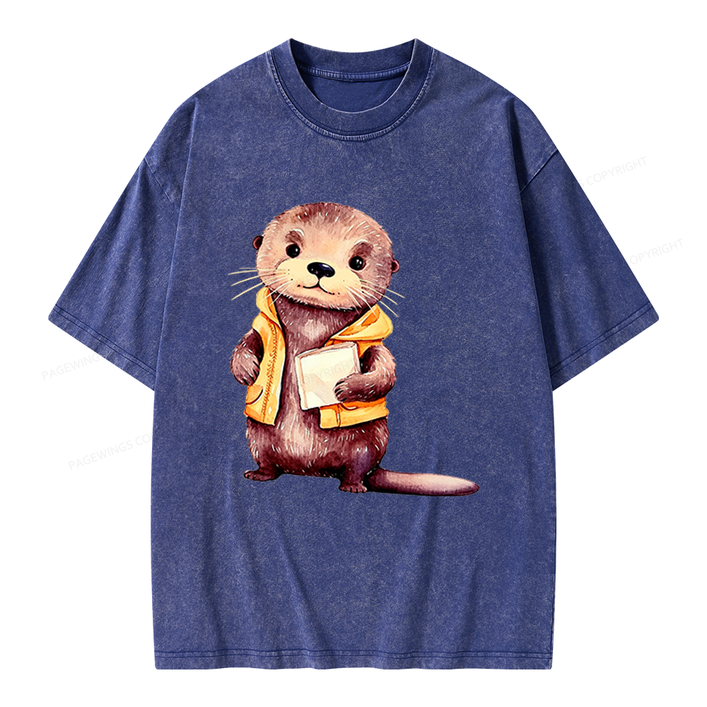 Pagewings Fantasy Books Lover Unisex Washed T-shirt