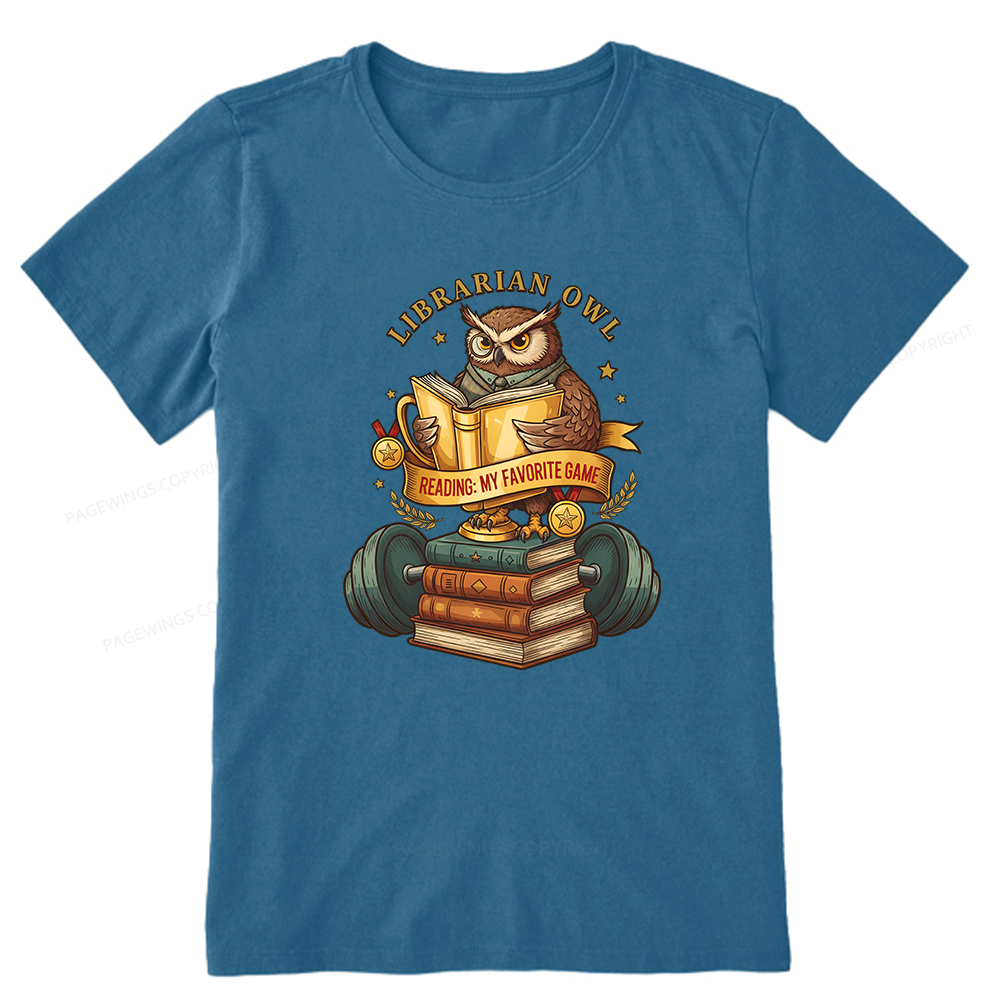 Pagewings Librarian Owl Unisex Classic T-shirt
