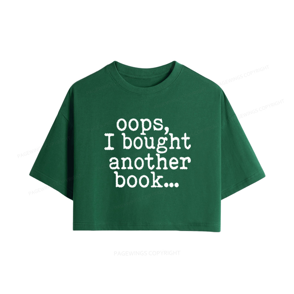 Pagewings I Bought Another Book Women Crop Tops