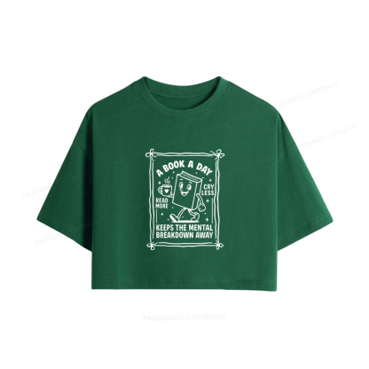 Pagewings A Book A Day Women Crop Tops