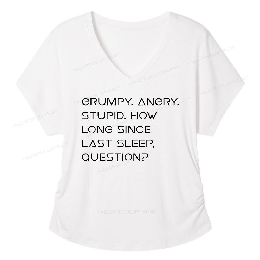 Pagewings Sci-Fi Soft Women's Modal V-neck T-shirt  