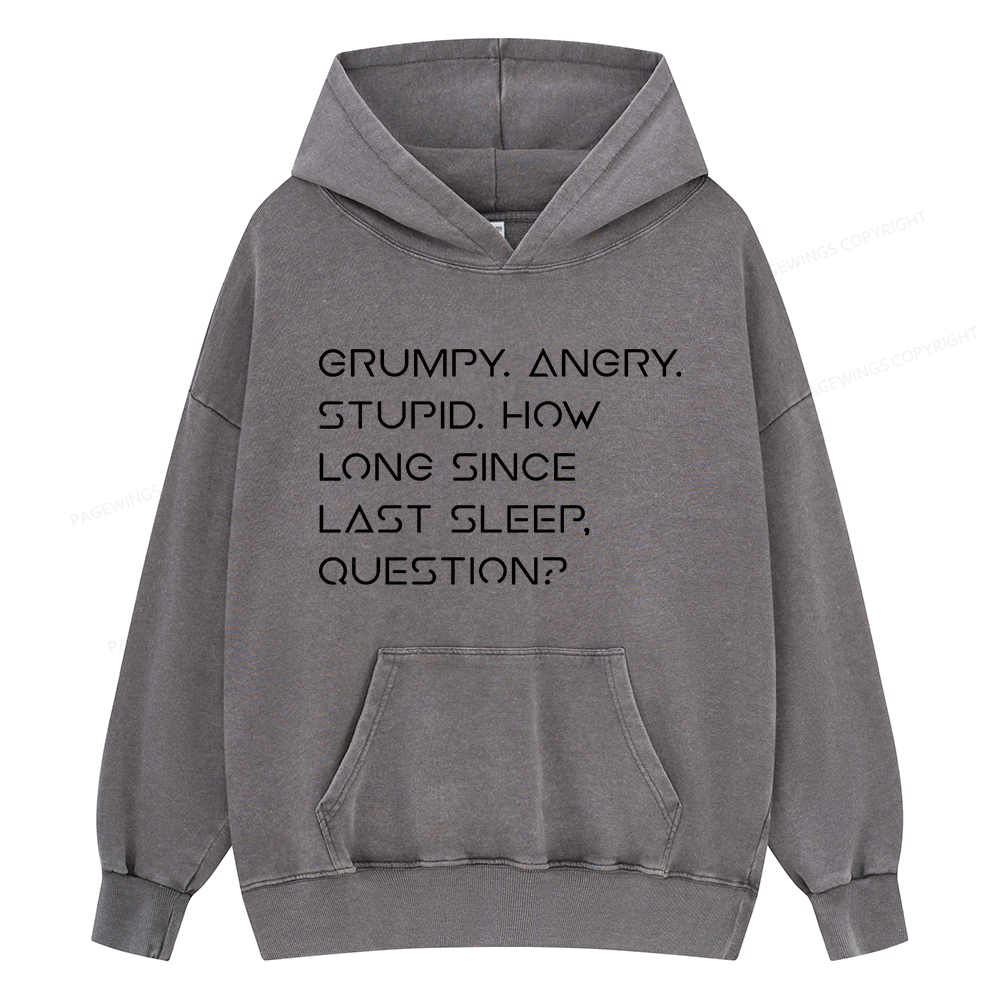 Pagewings Sci-Fi Unisex Washed Hoodie