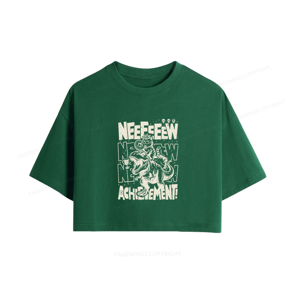 Pagewings New Achievement Book Women Crop Tops