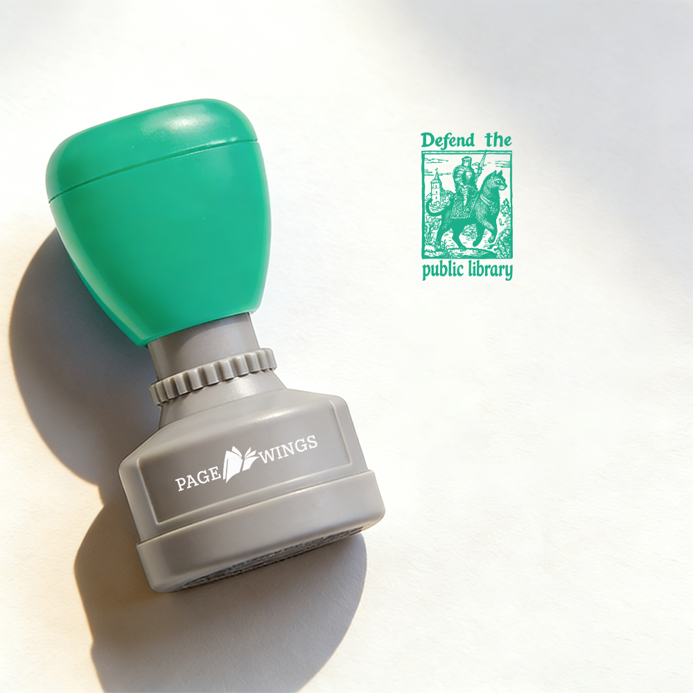 Pagewings Defend the Public Library Stamp