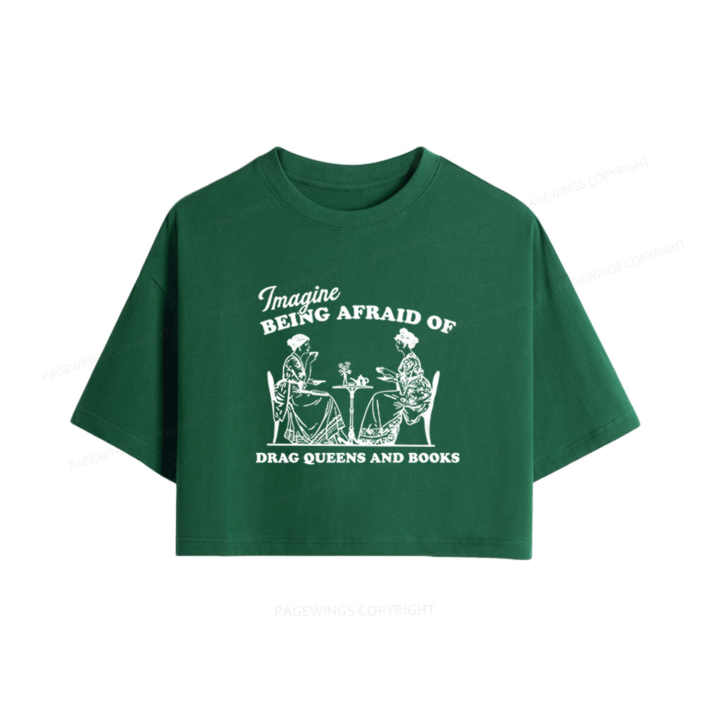 Pagewings Drag Queens Women Crop Tops