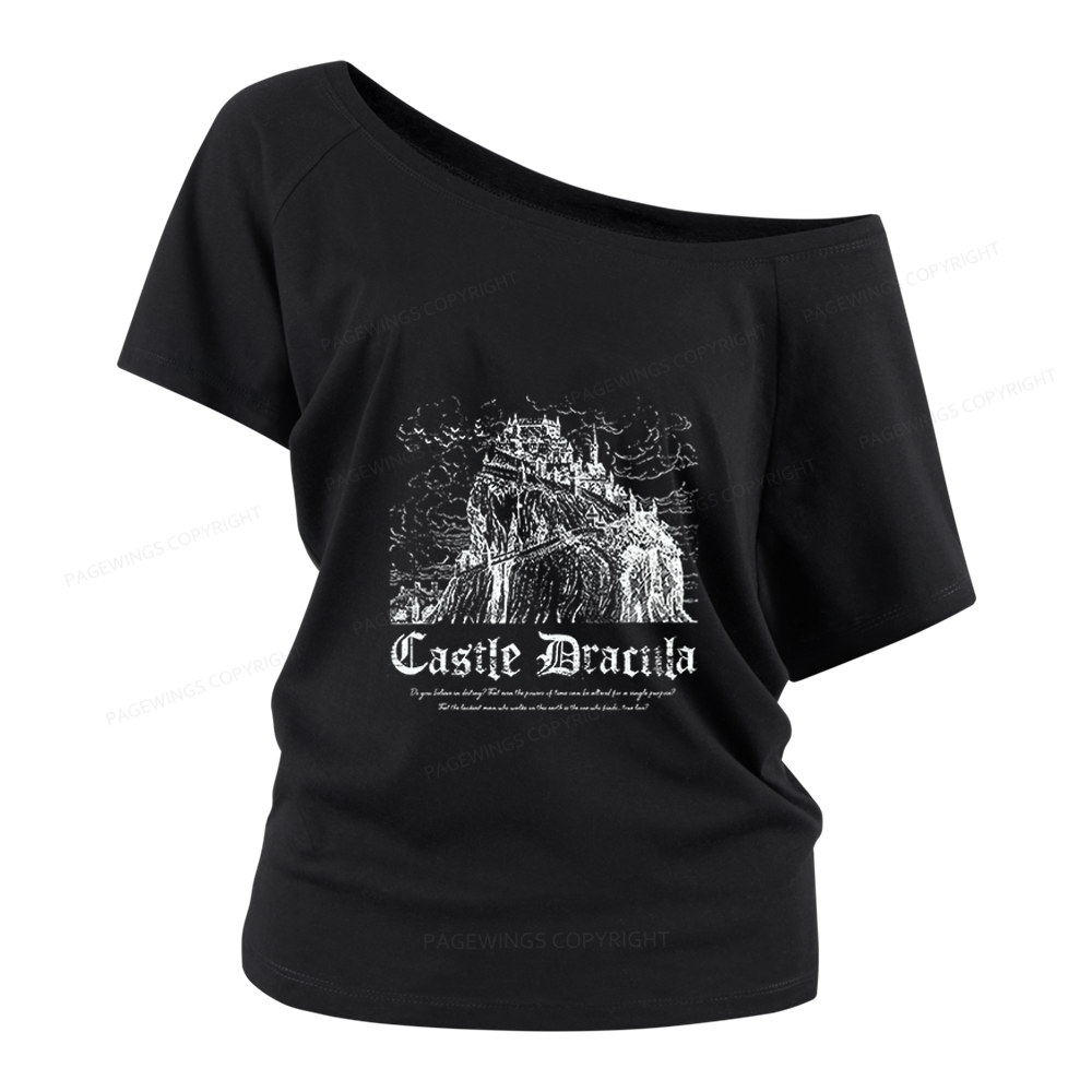 Pagewings Dark Romance Bookish Women Off Shoulder T-shirts