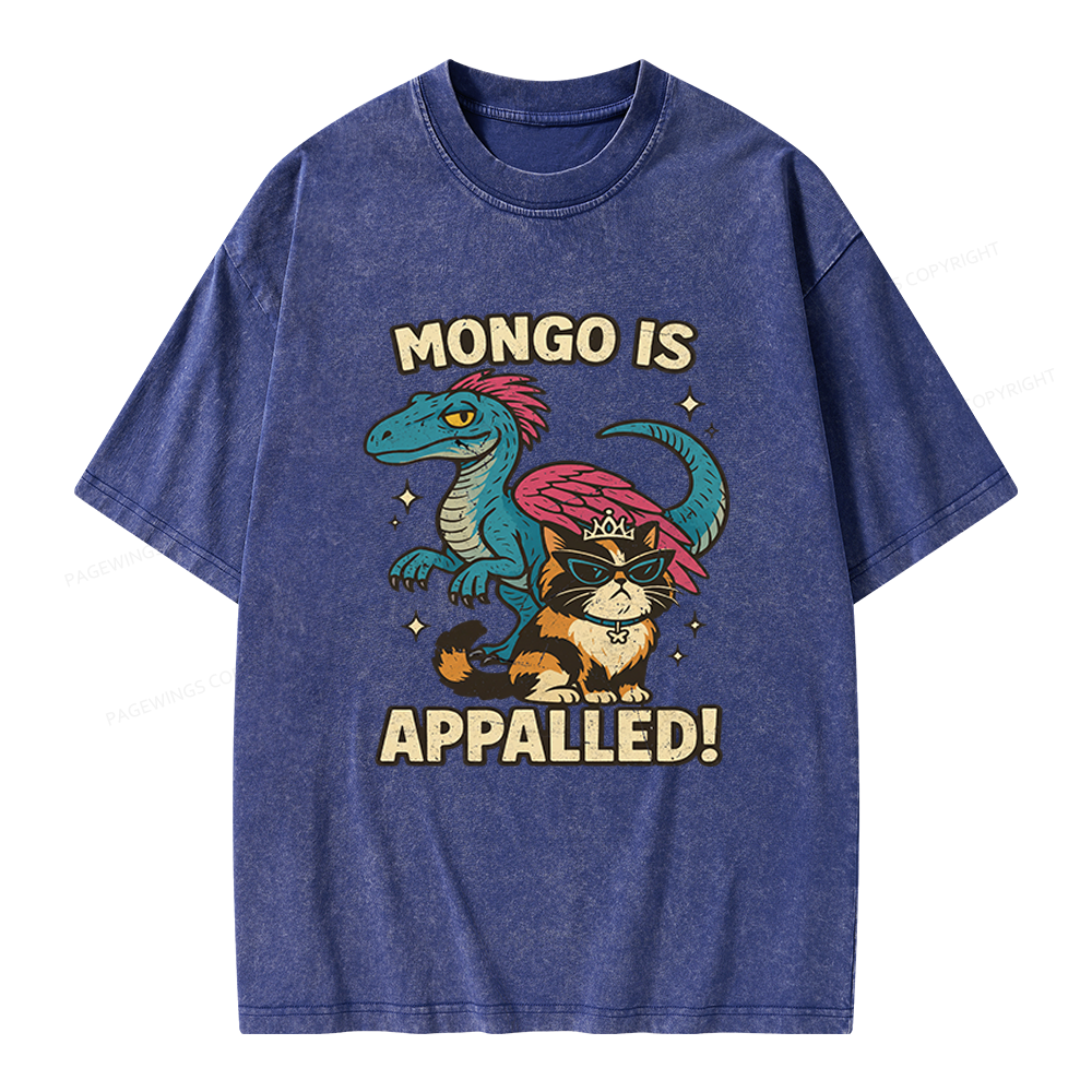 Pagewings Mongo Is Appalled Unisex Washed T-shirt