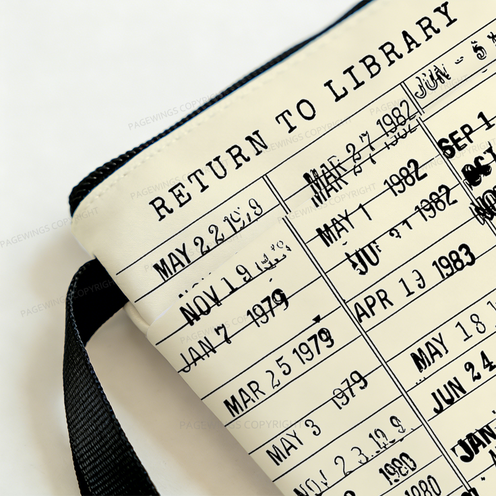 Pagewings Library Card Book Sleeve