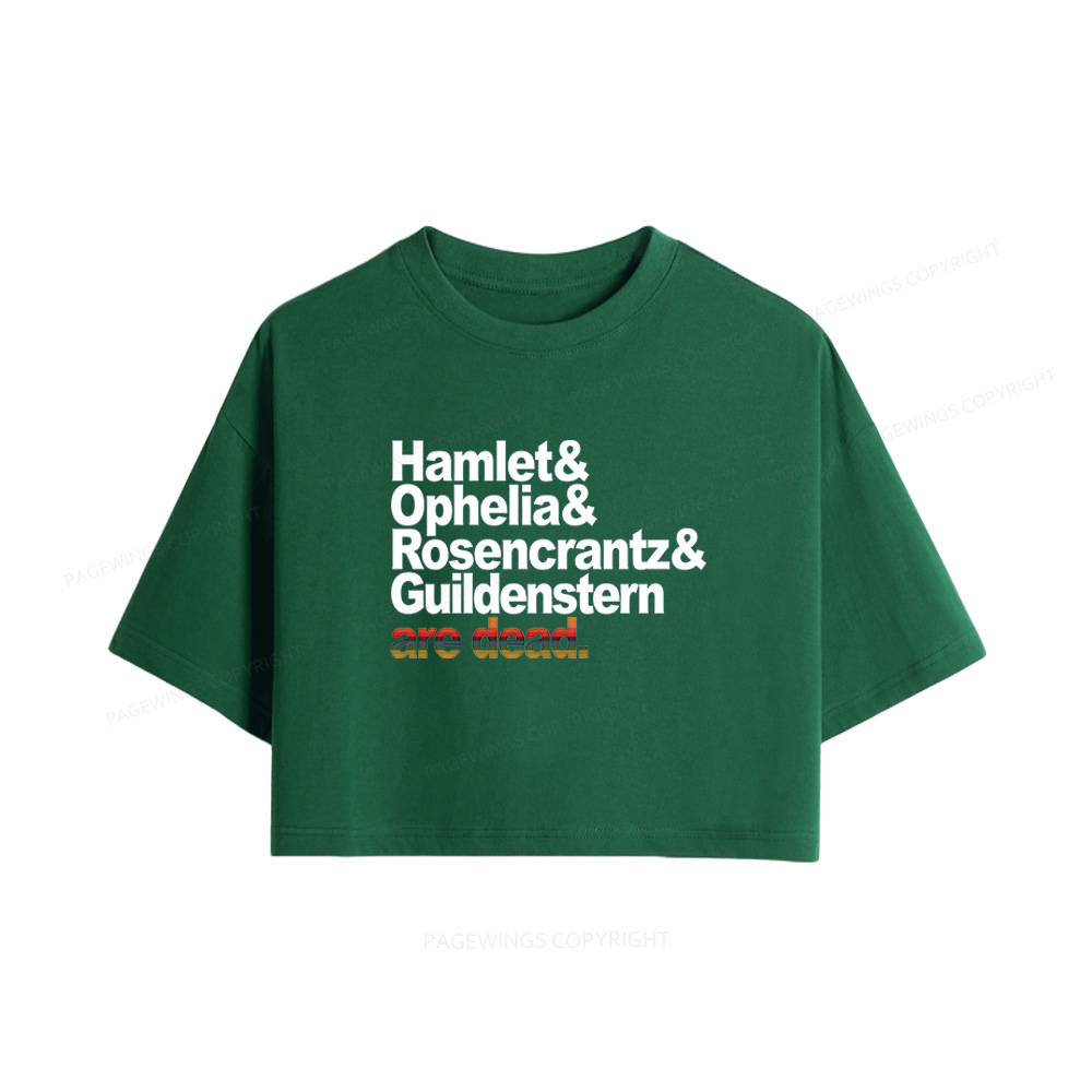 Pagewings Drama Lovers Women Crop Tops