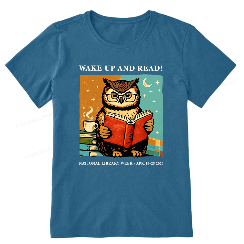 Pagewings Wake Up And Read Unisex Classic T-shirt