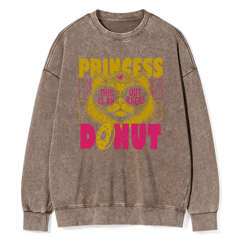 Pagewings This Is An Outrage Unisex Washed Sweatshirt