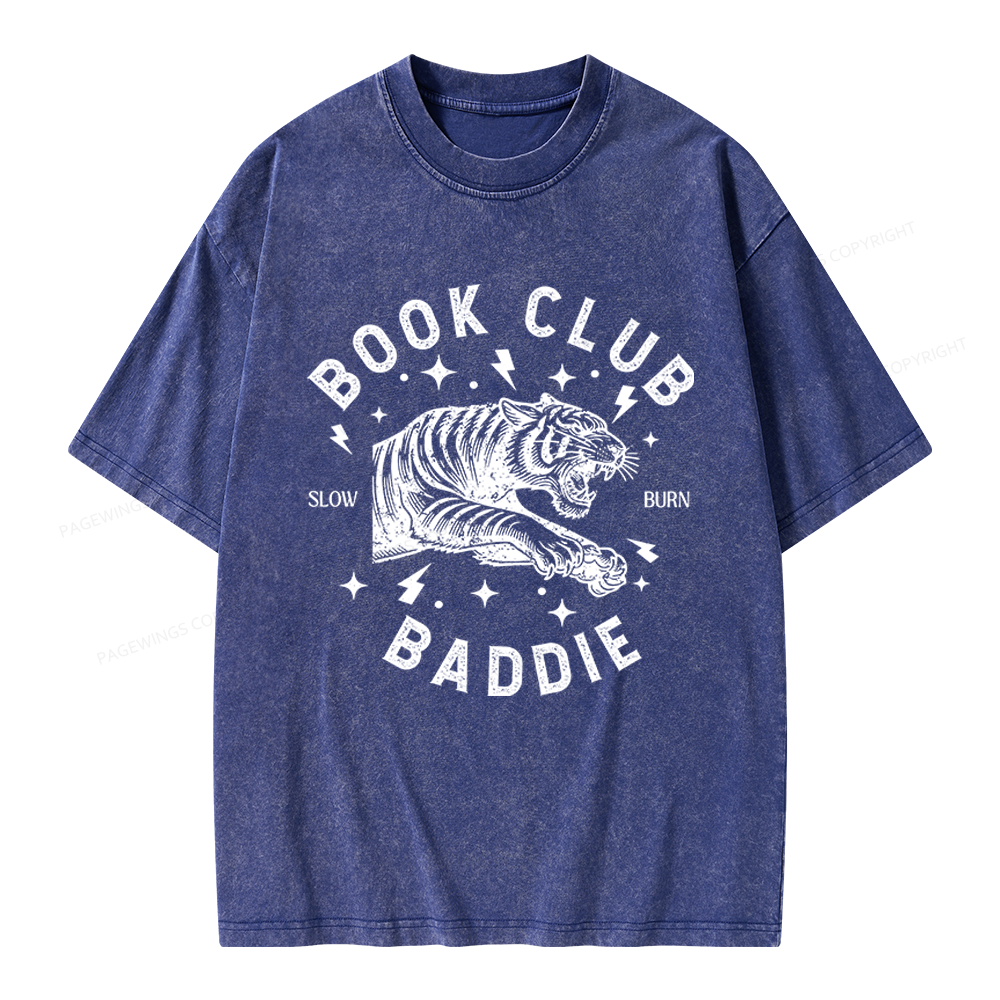 Pagewings Book Club Unisex Washed T-shirt