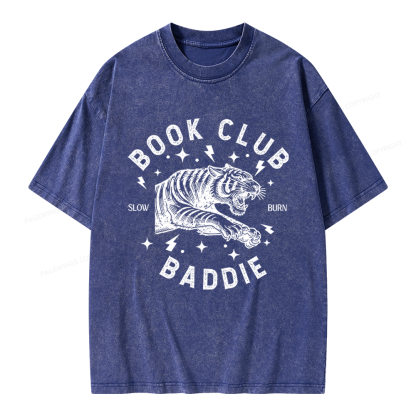 Pagewings Book Club Unisex Washed T-shirt