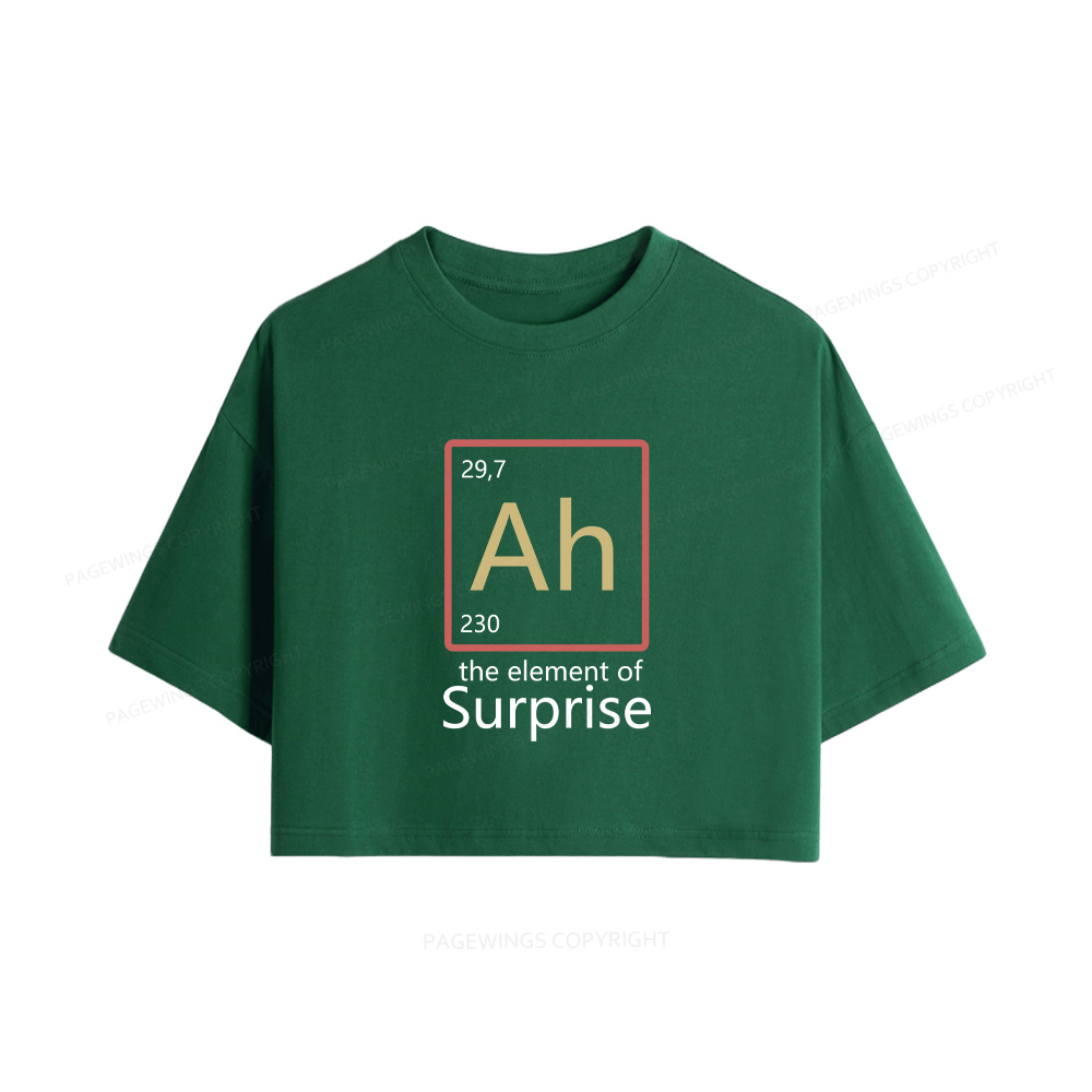 Pagewings The Element of Surprise Women Crop Tops