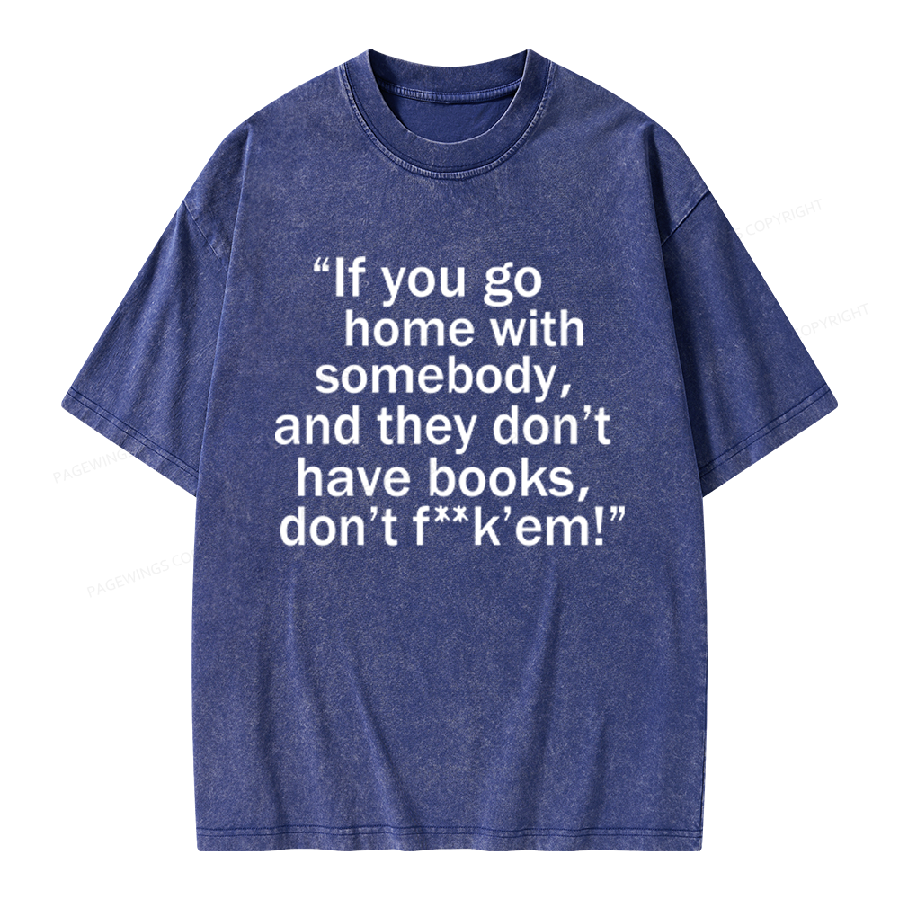 Pagewings Bookworm Quote Unisex Washed T-shirt