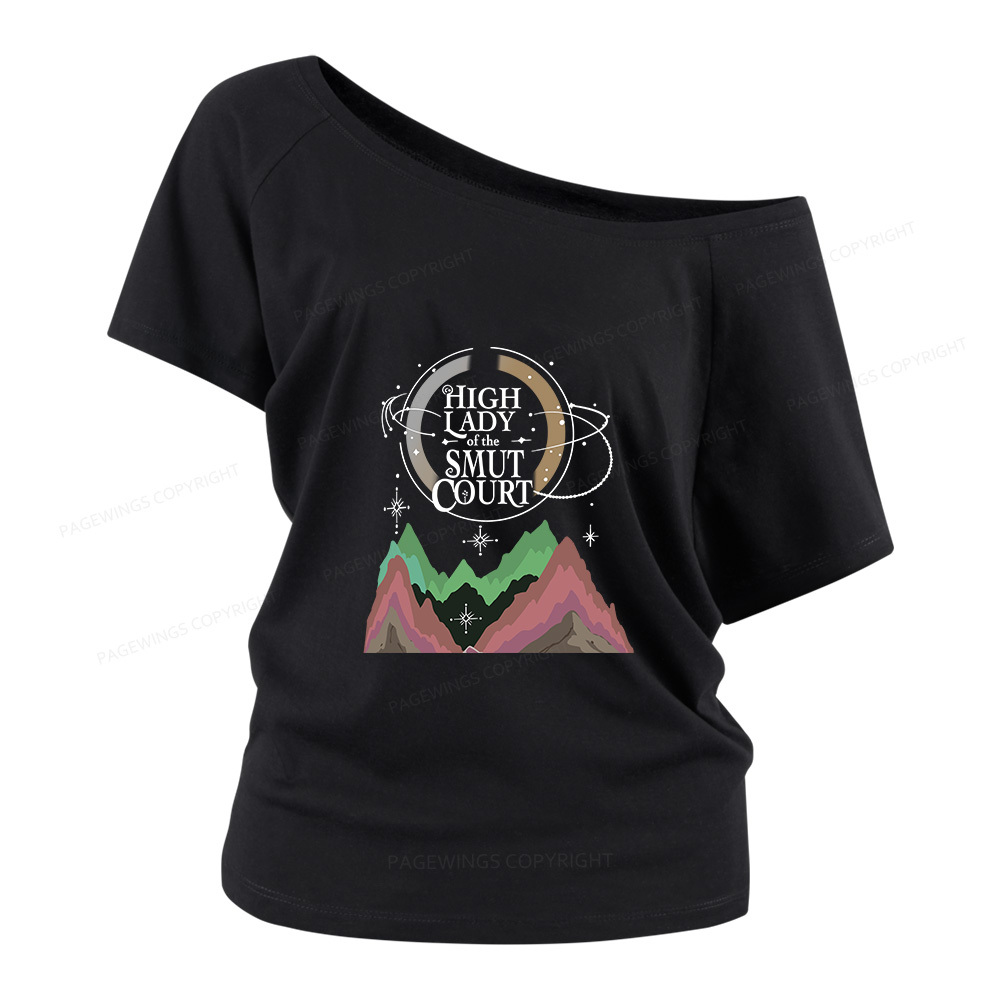Pagewings High Lady Women Off Shoulder T-shirts