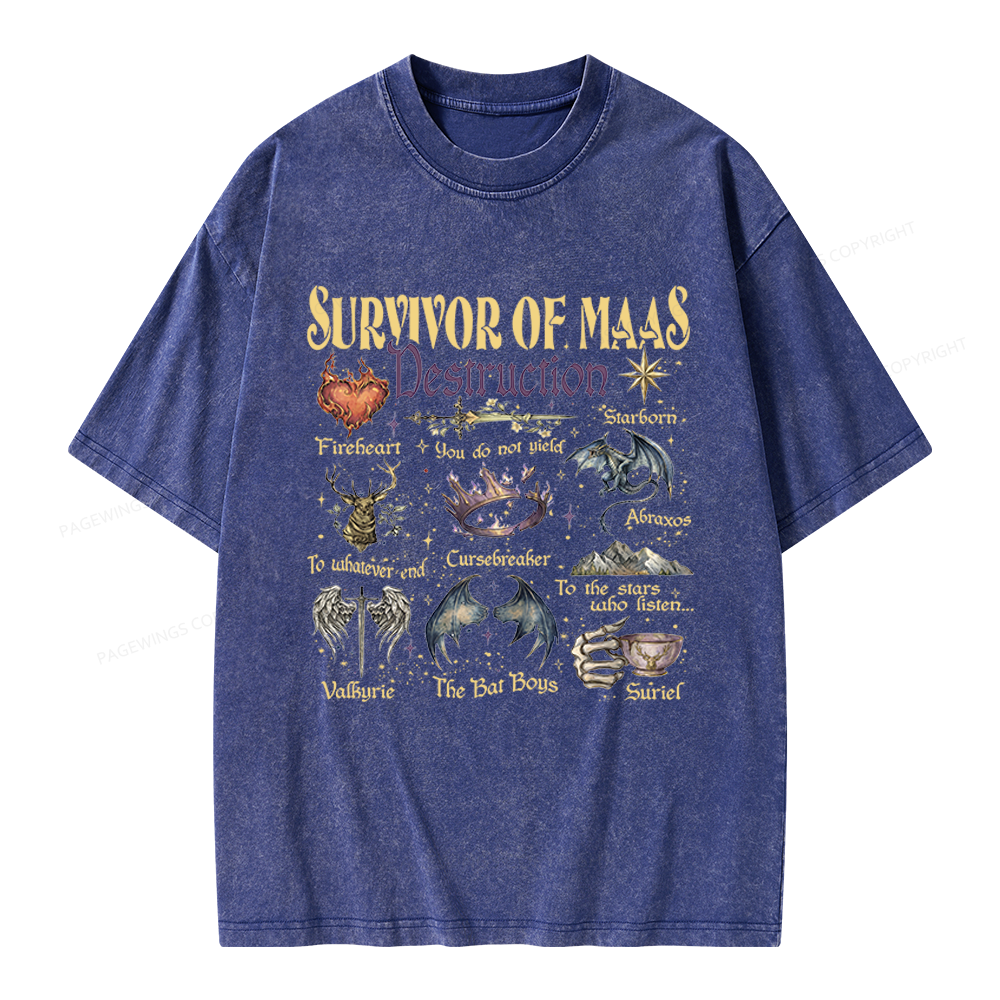 Pagewings Darkness Claim Us Unisex Washed T-shirt