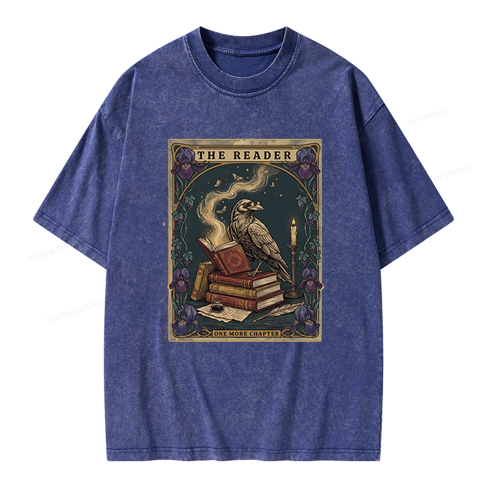 Pagewings One More Chapter Unisex Washed T-shirt