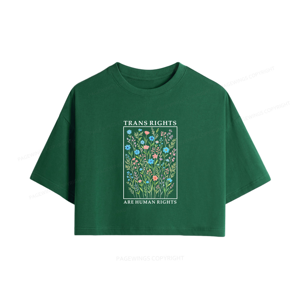 Pagewings Literacy And Justice For All Women Crop Tops