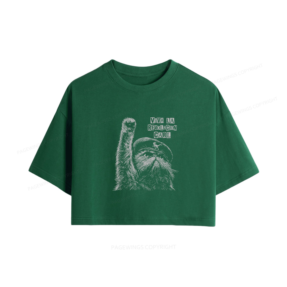 Pagewings Sci-Fi Book Lover Women Crop Tops