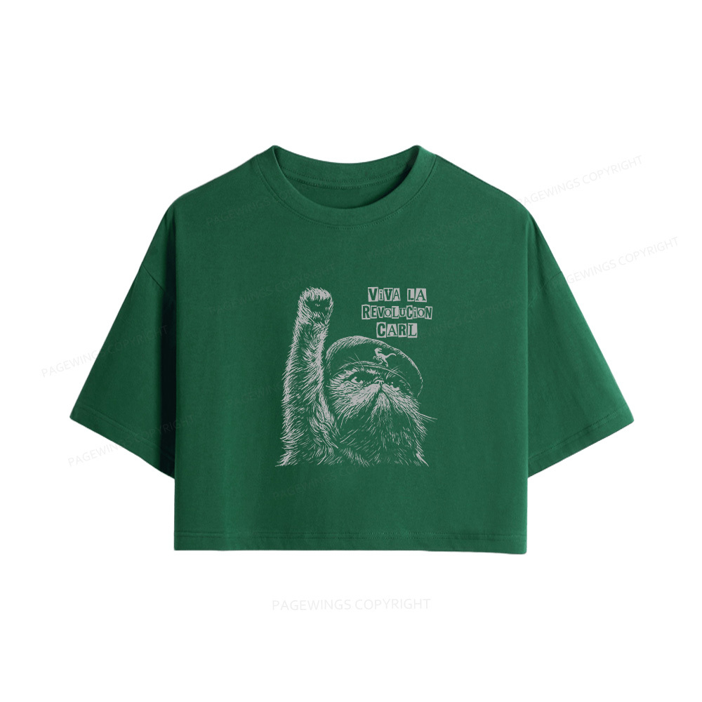 Pagewings Sci-Fi Book Lover Women Crop Tops