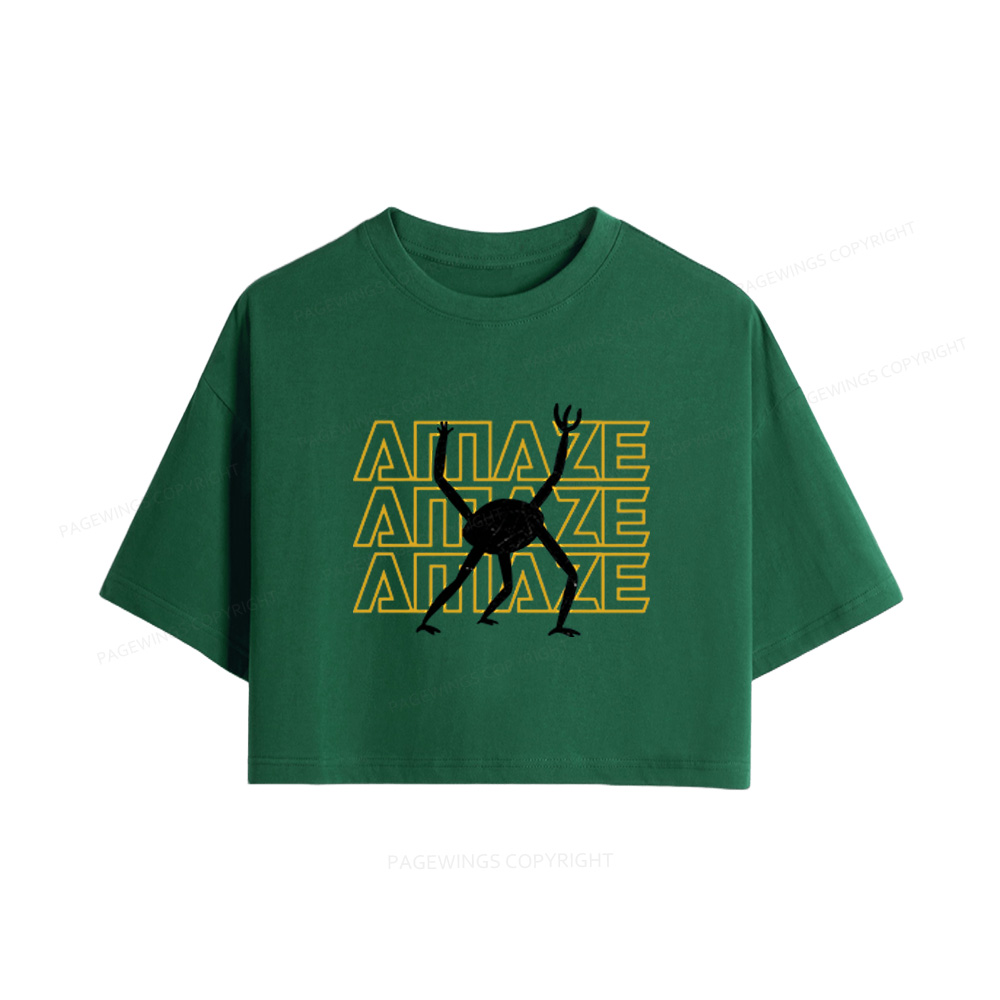 Pagewings Sci-Fi Book Lover Women Crop Tops