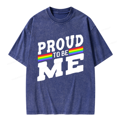 Pagewings Proud to Read Unisex Washed T-shirt