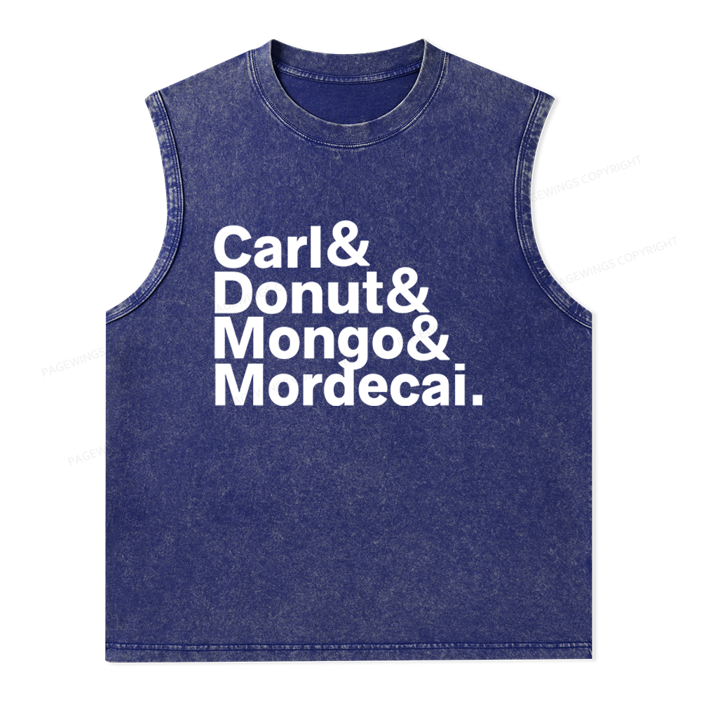 Pagewings Sci-Fi Book Lovers Unisex Washed Tank Top