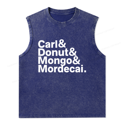 Pagewings Sci-Fi Book Lovers Unisex Washed Tank Top