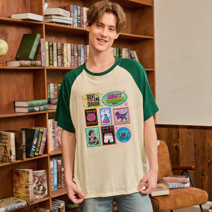 Pagewings Sci-Fi Book Lover Raglan T-shirt
