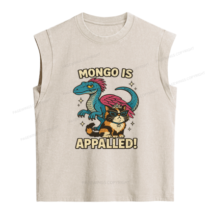 Pagewings Mongo Is Appalled Women's Washed Tank Top