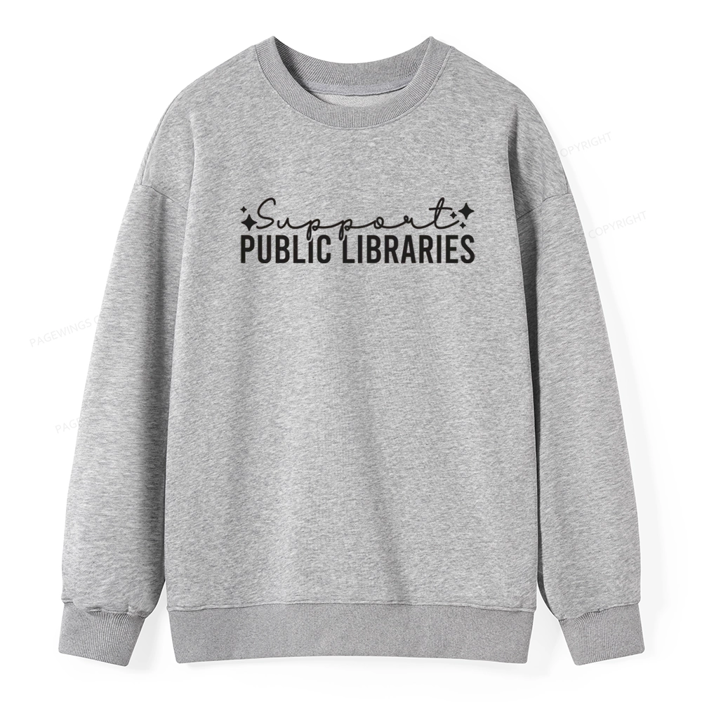 Pagewings Public Libraries Unisex Classic Sweatshirt