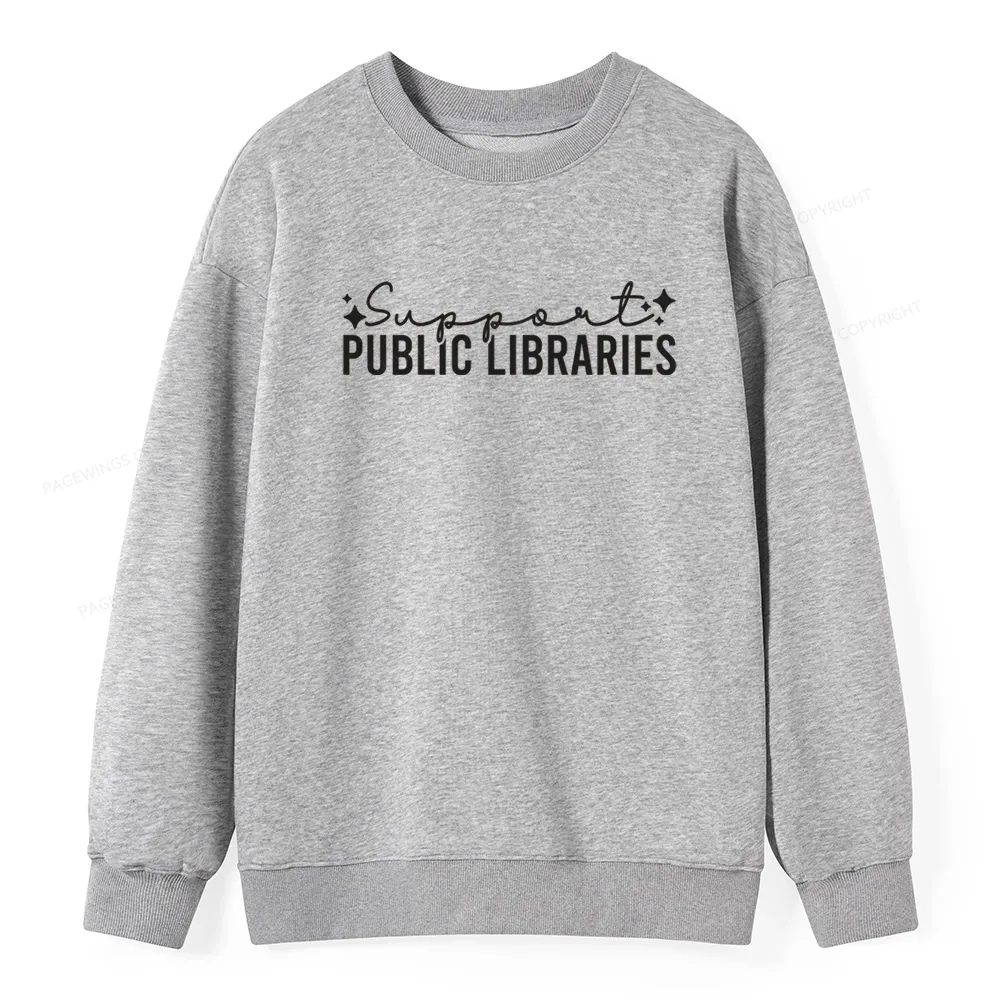 Pagewings Public Libraries Unisex Classic Sweatshirt