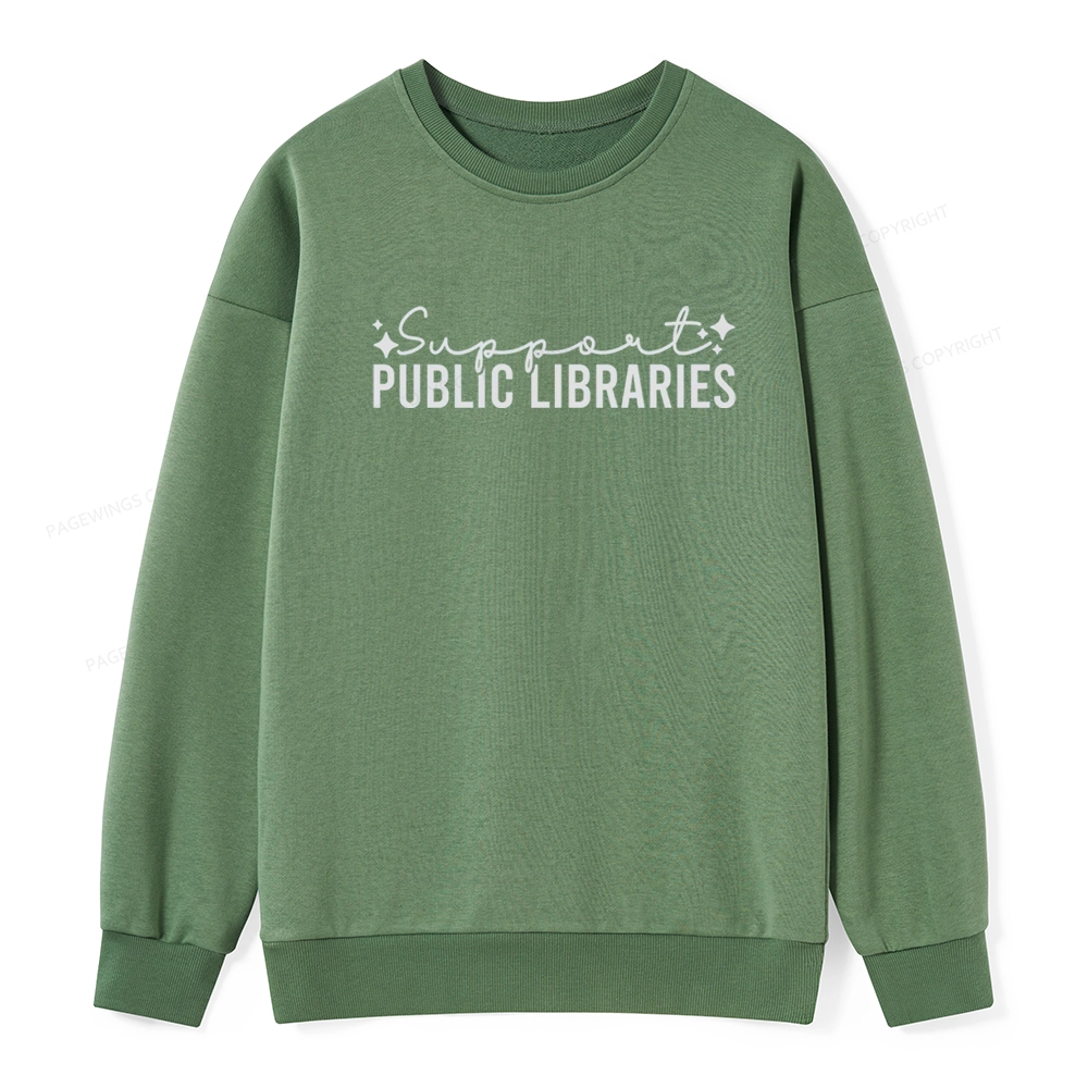 Pagewings Public Libraries Unisex Classic Sweatshirt