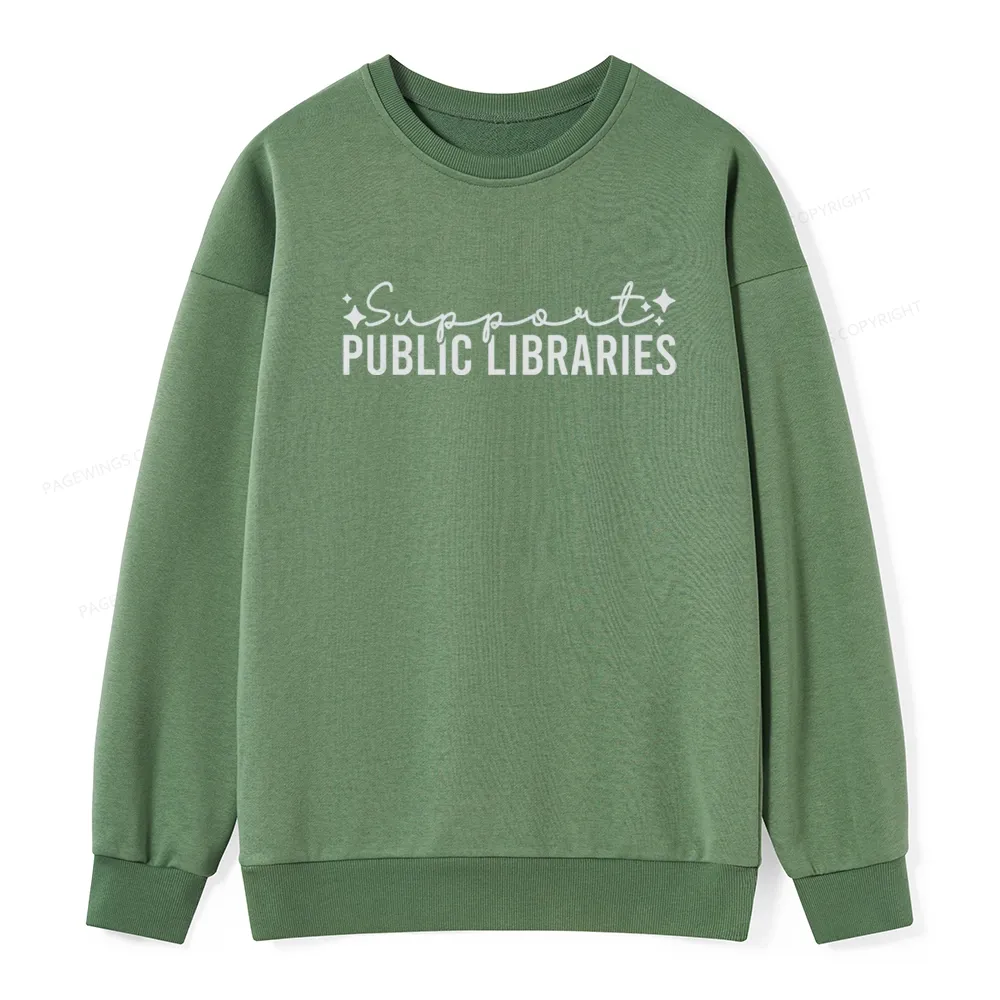 Pagewings Public Libraries Unisex Classic Sweatshirt