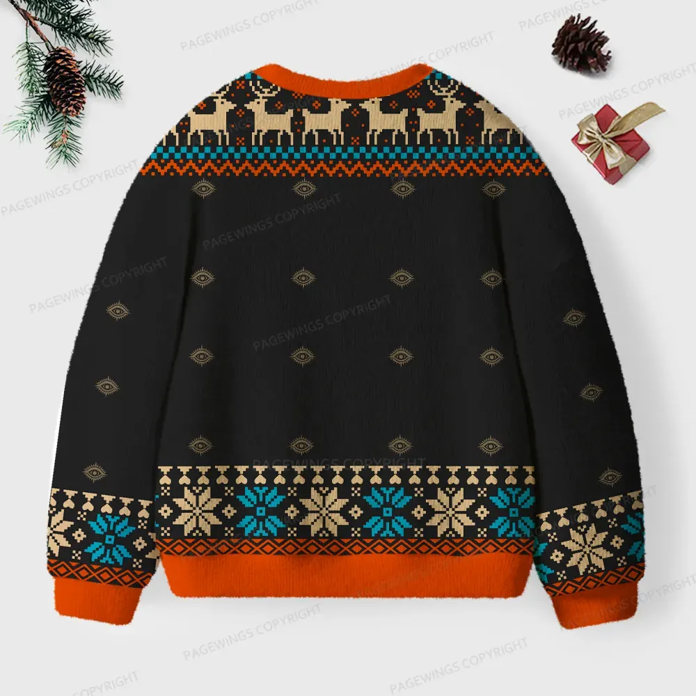 Pagewings Read For Your Rights Unisex Ugly Knit Sweatshirt