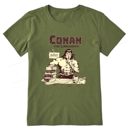 Pagewings Conan The Librarian Unisex Classic T-shirt
