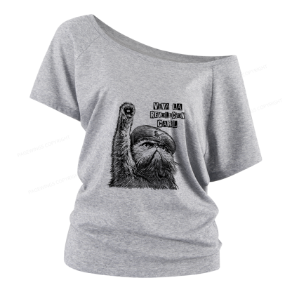 Pagewings Sci-Fi Book Lover Women Off Shoulder T-shirts