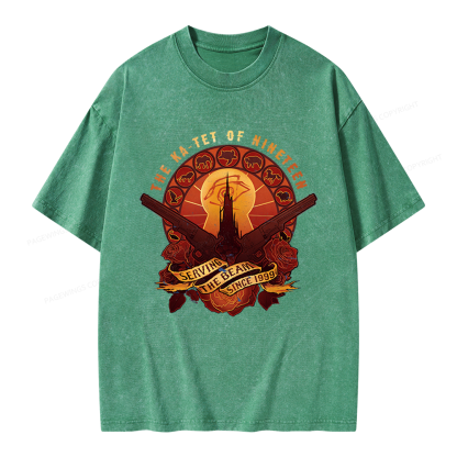 Pagewings Fantasy Novel Lover Bookish Unisex Washed T-shirt