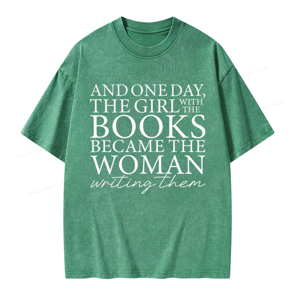 Pagewings Book Lover Unisex Washed T-shirt