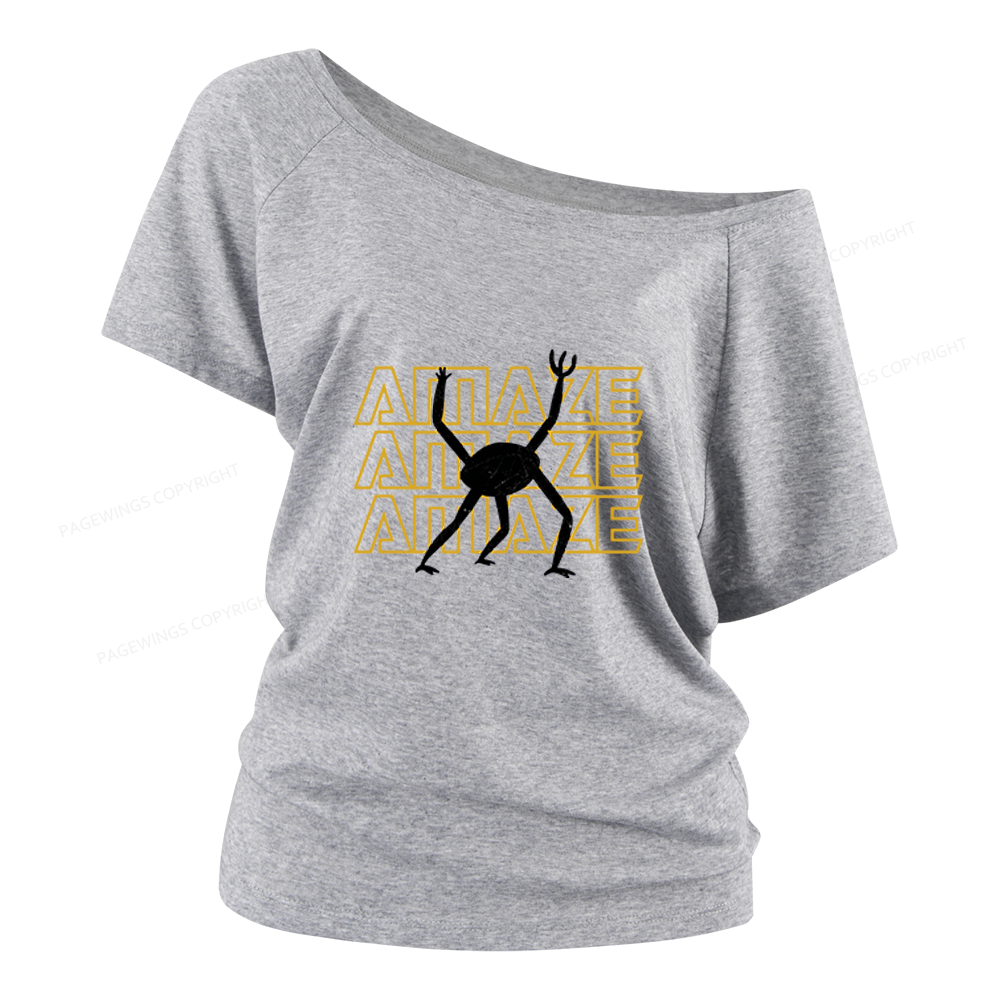 Pagewings Sci-Fi Book Lover Women Off Shoulder T-shirts