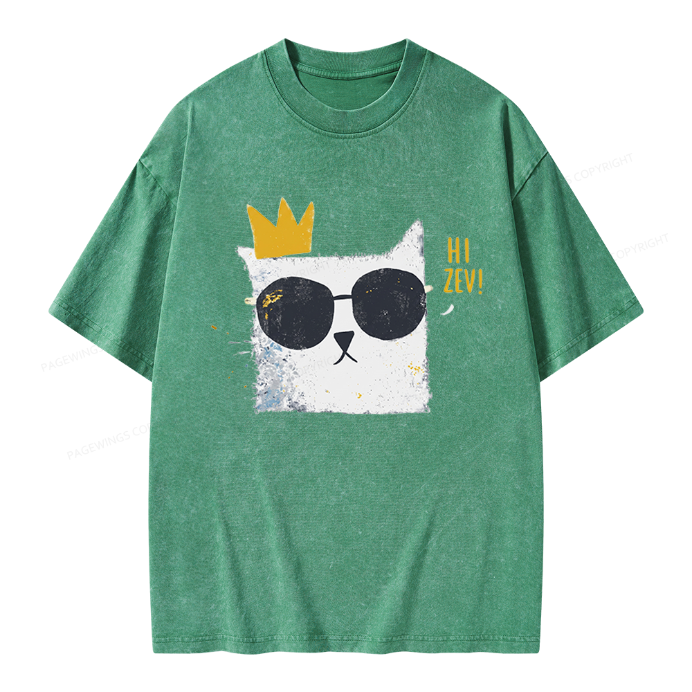Pagewings Princess Donut Unisex Washed T-shirt