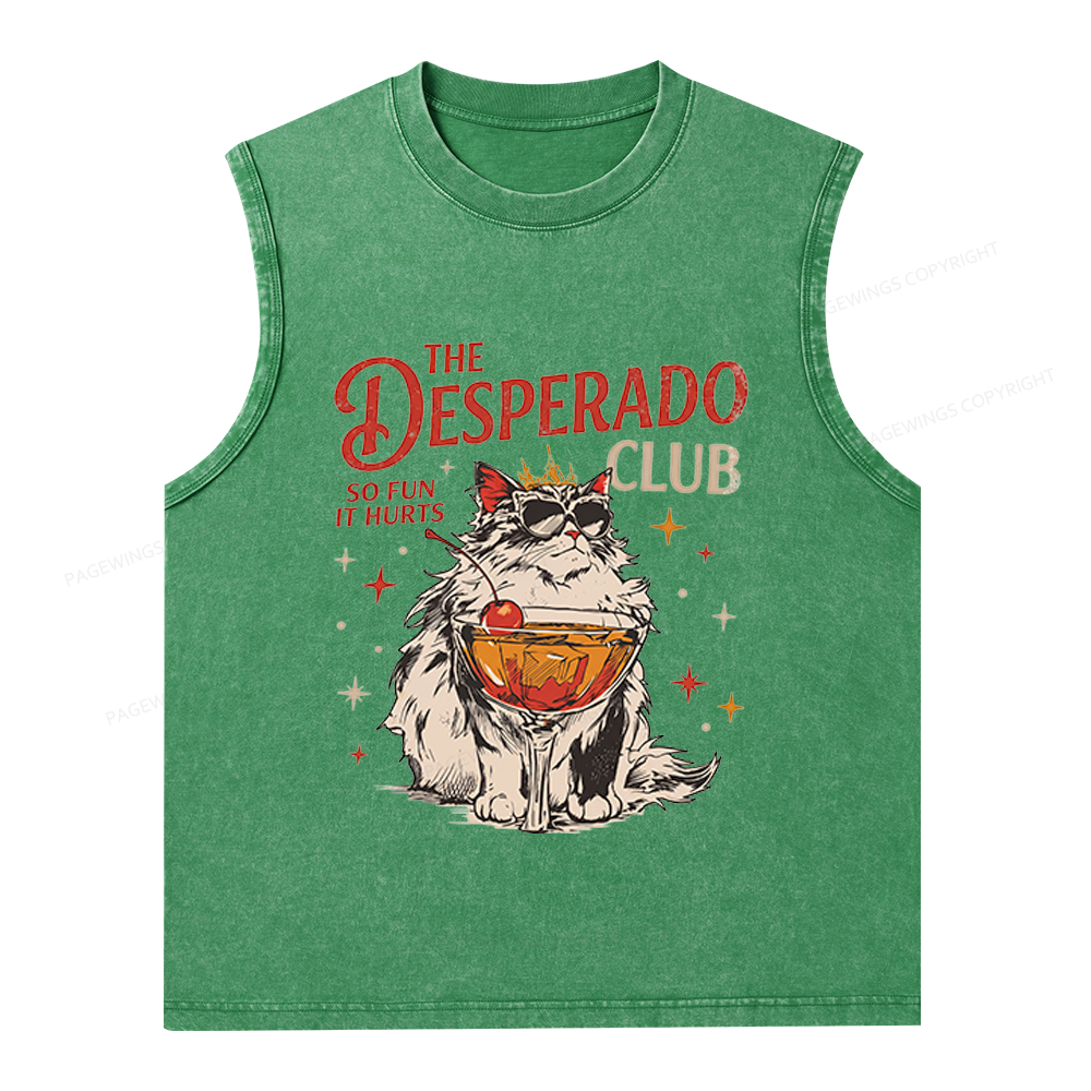 Pagewings Desperado Club Unisex Washed Tank Top